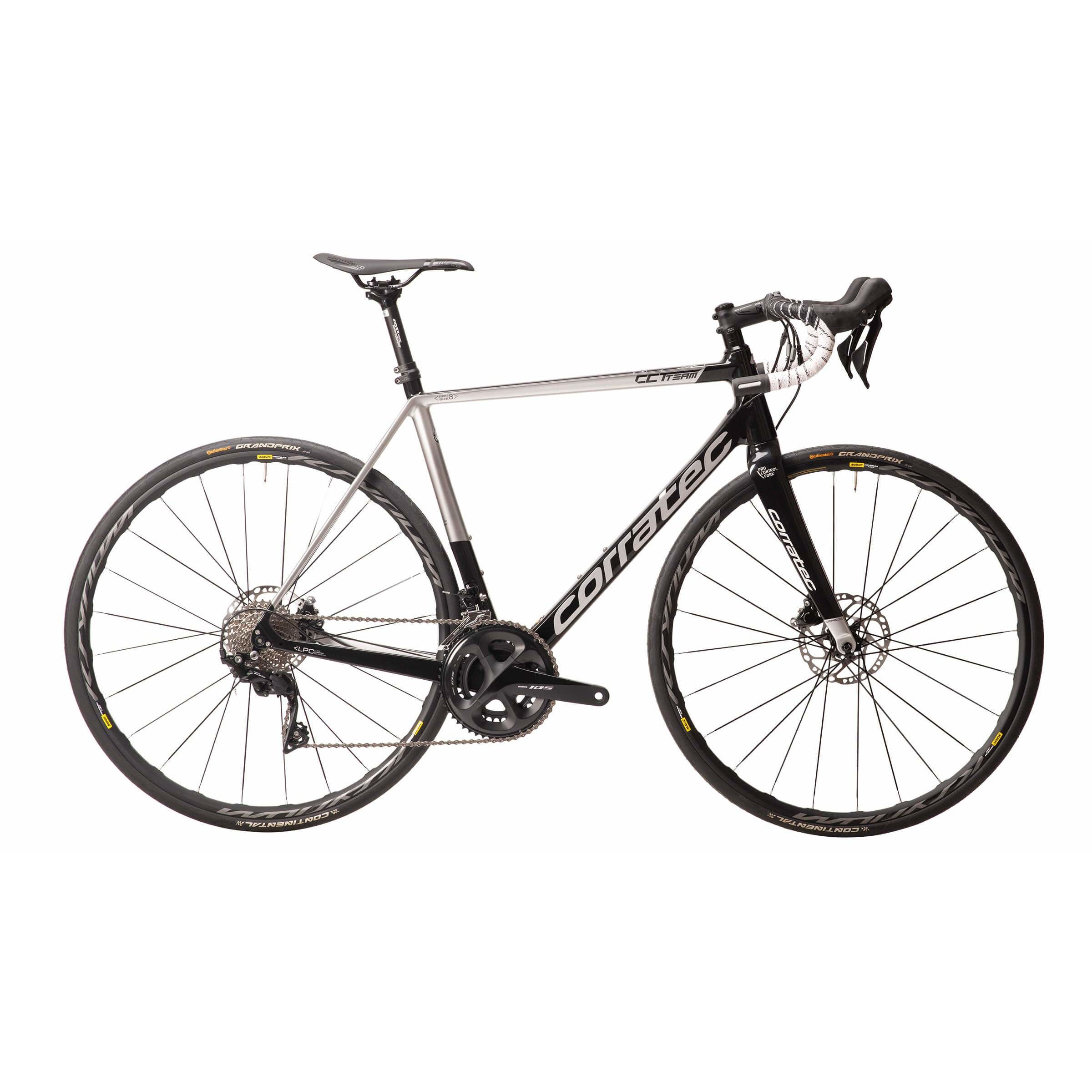 Corratec CCT Team Pro Disc Ultegra Black/Silver – FelixBike