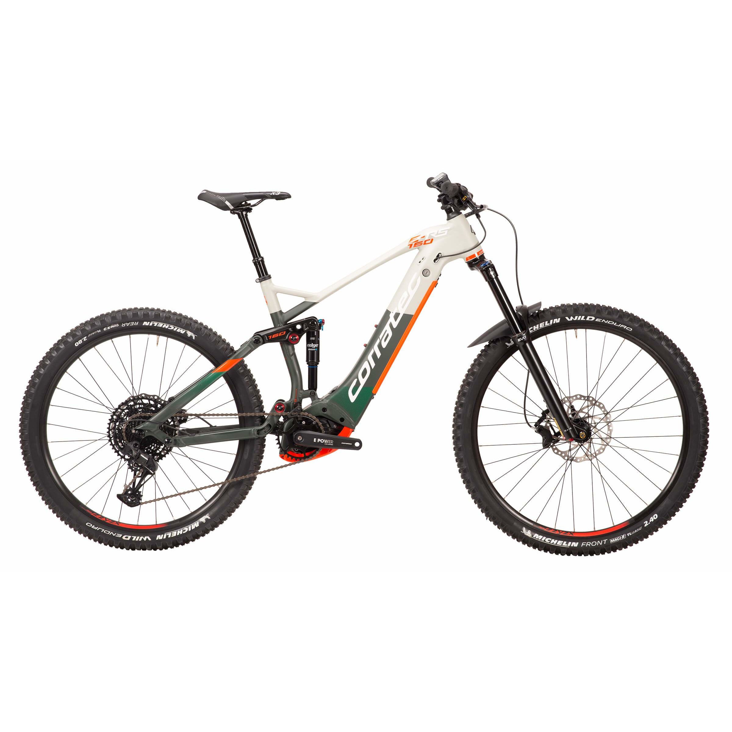 corratec e-power rs 160 elite fully e-bike 2023 Corratec E-Power RS 160 Elite Dark Green/Gray – FelixBike