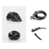 Bontrager Helmet White and Kryptonite 1018 Combo Cable Lock