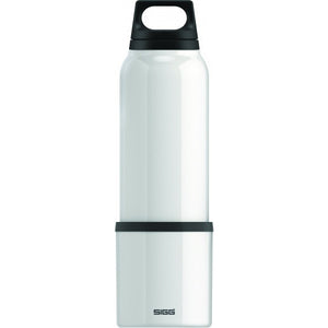 SIGG Hot and Cold Water Bottle with Cup White