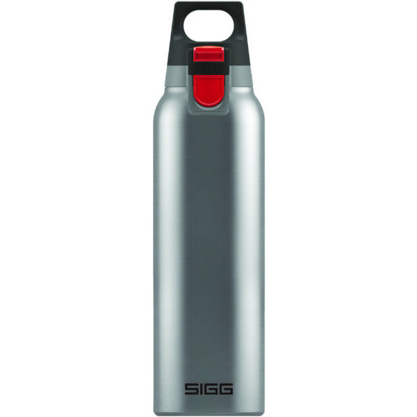 SIGG Hot and Cold One Water Bottle 0.5L Brushed Steel with Tea Filter