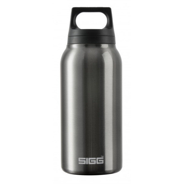 SIGG Hot and Cold Water Bottle 0.3L Smoked Pearl with Tea Filter