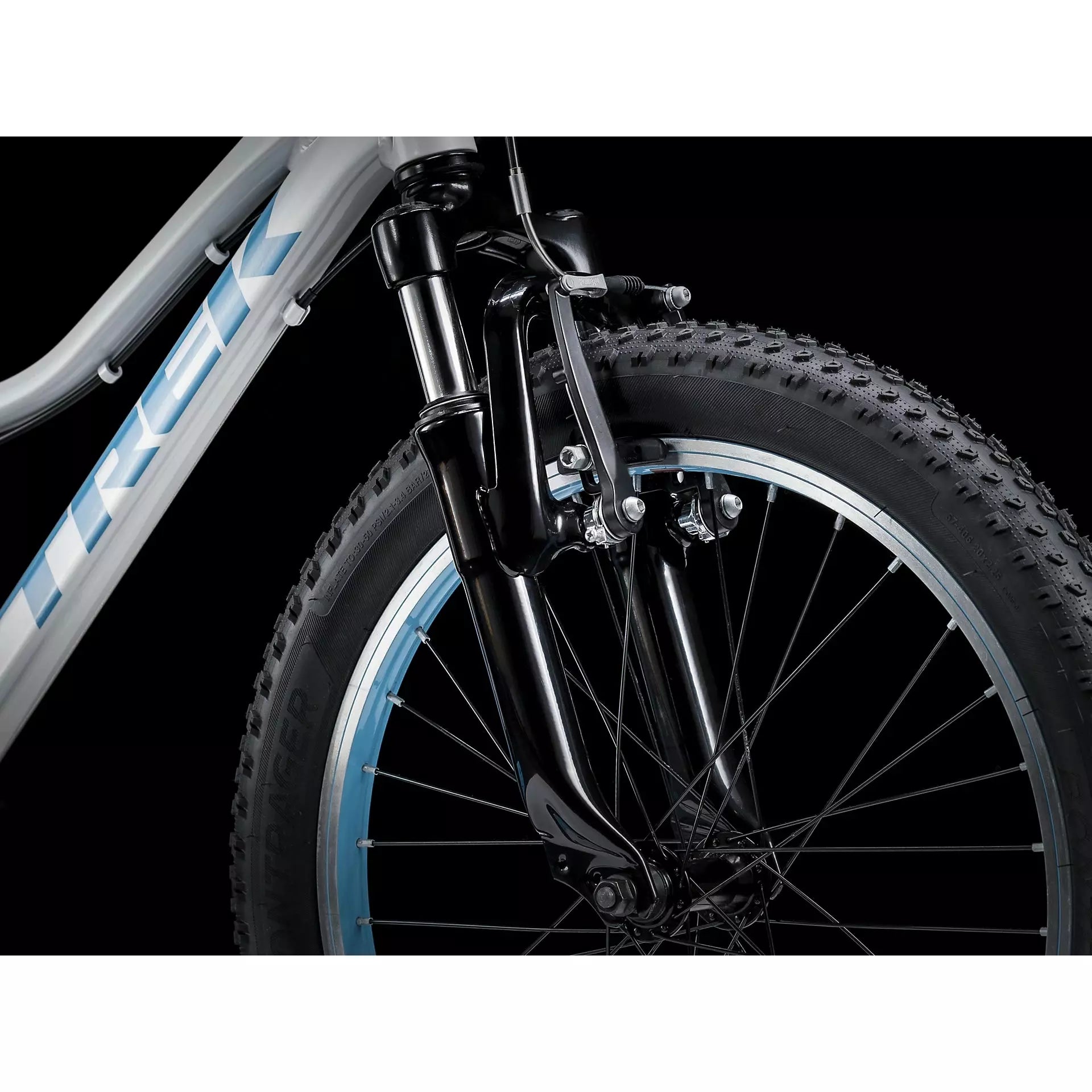 Trek Precaliber 20 Girl's 7-Speed Suspension Crystal White Trek Precaliber 20 Girl's 7-Speed Suspension Crystal White